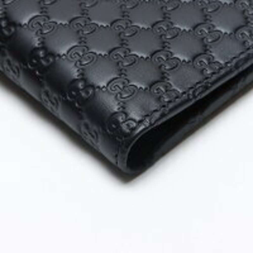 Gucci GG Guccissima Leather Bi fold Wallet Black - Picture 7 of 12